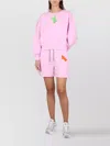 CANADA GOOSE MUSKOKA EMBROIDERED ELASTIC WAISTBAND SHORTS