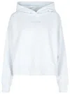 Canada Goose 'muskoka' Cotton Hooded Sweatshirt With Ribbed Finish In Silver