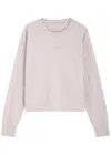 Shop Canada Goose Muskoka Logo Cotton Sweatshirt In Light Pink
