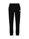 Canada Goose Muskoka Logo Detail Cotton Track-pants In Black