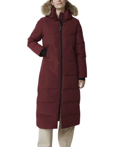 Canada Goose Mystique Down Parka In Red