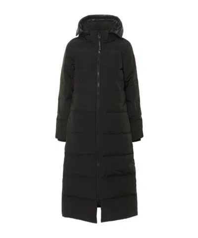 Canada Goose Mystique Padded Parka Coat In Black