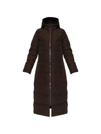 Canada Goose Mystique Down-feather Coat In Blue
