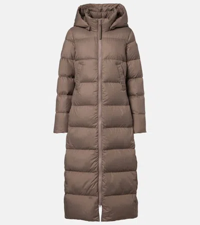 Canada Goose Mystique Hooded Down Coat In Brown
