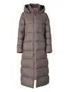 Canada Goose Mystique Tonal Label 750 Fill Power Down Long Puffer Coat In Multi