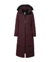 Canada Goose Mystique Padded Maxi Coat In Black