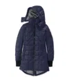 Canada Goose Mystique Parka Coat In Black