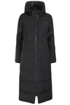Canada Goose Mystique Padded Parka Coat In Black
