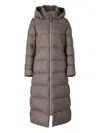 Canada Goose Long Mystique Down Jacket In Brown