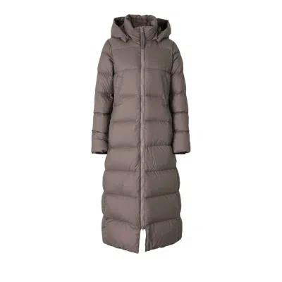 Pre-owned Canada Goose Mystique Puffer Coat 'taupe Grey' | Women's Size L In Gray