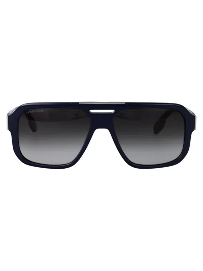 Canada Goose Navy Blue Acetate Sunglasses In Black