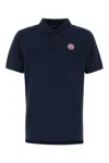 Canada Goose Navy Blue Beckley Solid Polo T-shirt In Blue