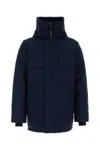 Canada Goose Navy Blue Cotton Blend Carson Down Jacket