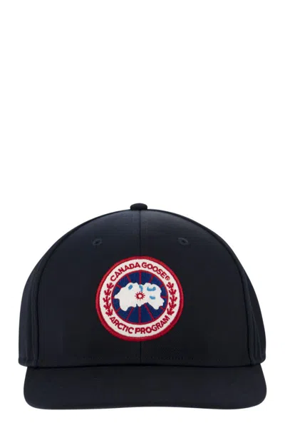 Canada Goose Logo Baseball Cap In Navy