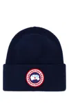 Canada Goose Navy Blue Wool Arctic Beanie Hat