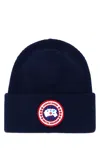 Canada Goose Navy Blue Wool Arctic Beanie Hat