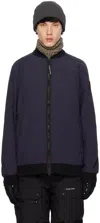 Canada Goose Navy Faber Bomber Jacket In Atlantic Nvy