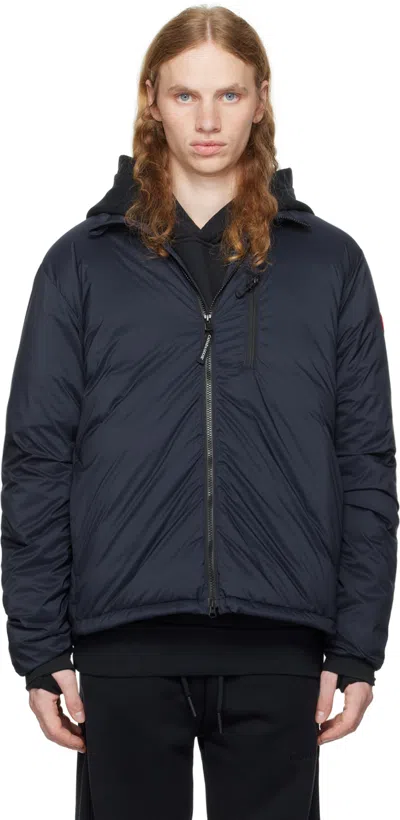 Canada Goose Lodge Feather-light Shell Jacket In Navy