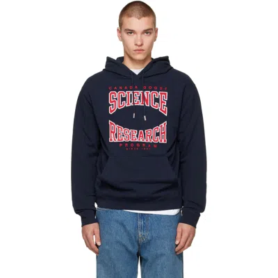 Canada Goose Navy Loon Science Research Hoodie In 9858 Nocturne - Noct