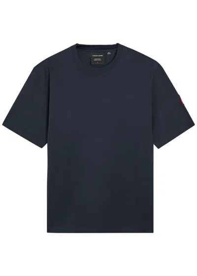Canada Goose Novo Logo Cotton T-shirt In Blue