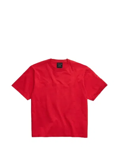 Canada Goose Novo Logo-patch T-shirt In Red