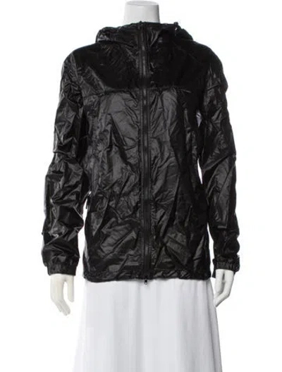 Pre-owned Canada Goose Nylon Bomber Jacket W/ Tags In Black