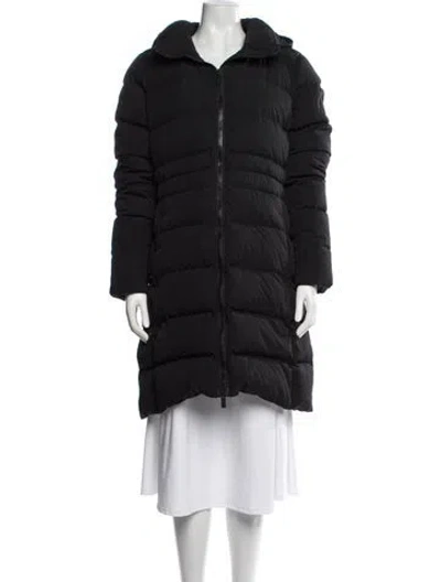 Pre-owned Canada Goose Nylon Down Coat In Black