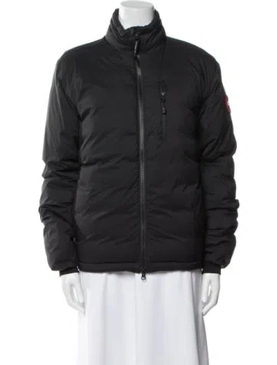 Pre-owned Canada Goose Nylon Down Coat In Black