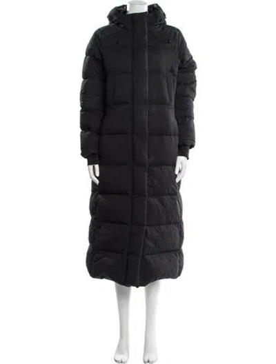 Pre-owned Canada Goose Nylon Down Coat In Black