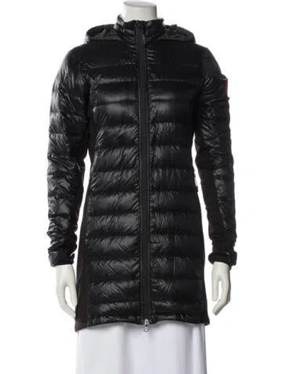 Pre-owned Canada Goose Nylon Down Coat In Blue