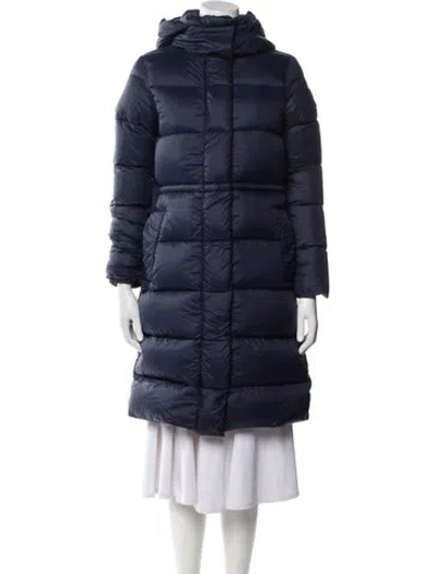 Pre-owned Canada Goose Nylon Down Coat In Blue