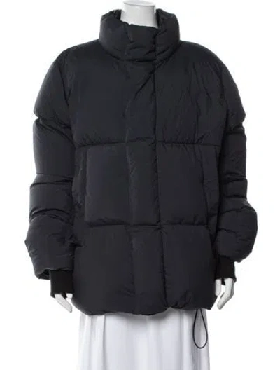 Pre-owned Canada Goose Nylon Down Coat In Blue