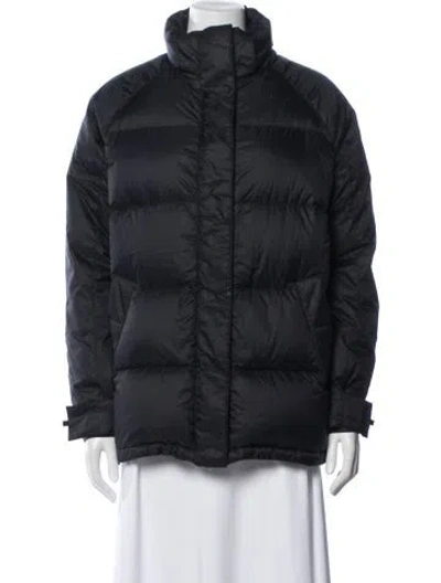 Pre-owned Canada Goose Nylon Down Coat In Blue