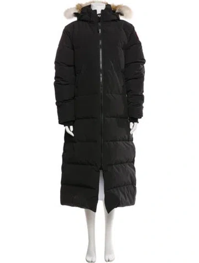 Pre-owned Canada Goose Nylon Down Coat In Gray