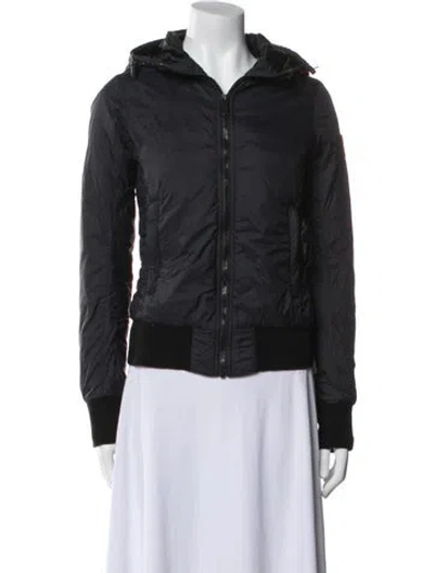 Pre-owned Canada Goose Nylon Down Jacket In Black