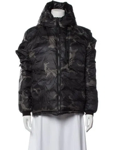 Pre-owned Canada Goose Nylon Down Jacket In Black