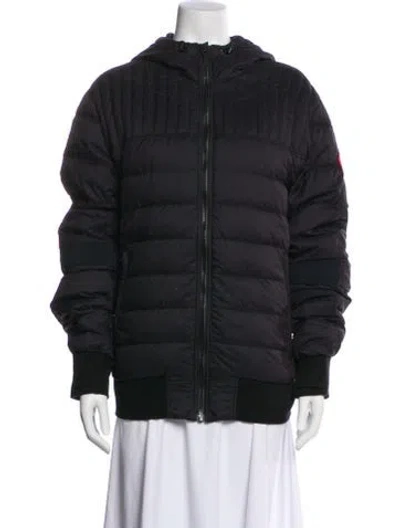 Pre-owned Canada Goose Nylon Down Jacket In Black