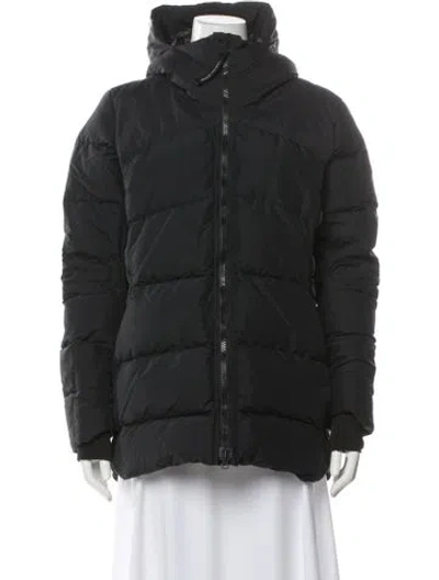 Pre-owned Canada Goose Nylon Down Jacket In Black
