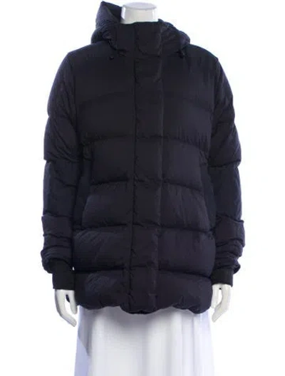 Pre-owned Canada Goose Nylon Down Jacket In Black