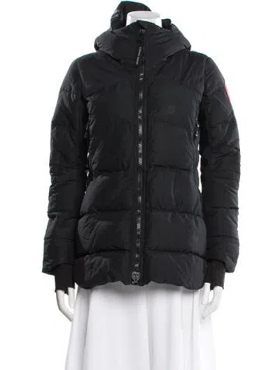 Pre-owned Canada Goose Nylon Down Jacket In Black