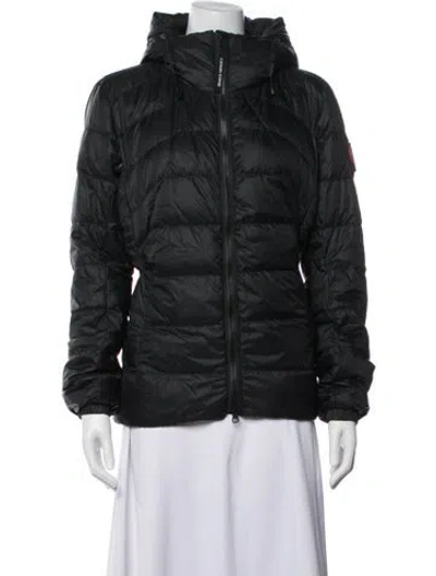 Pre-owned Canada Goose Nylon Down Jacket In Black