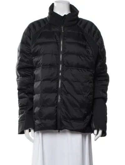 Pre-owned Canada Goose Nylon Down Jacket In Black