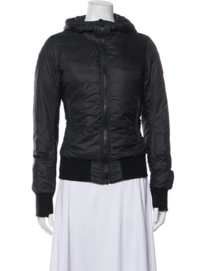 Pre-owned Canada Goose Nylon Down Jacket In Black