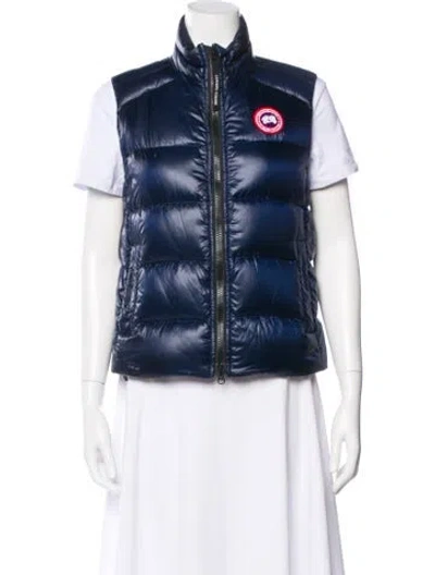 Pre-owned Canada Goose Nylon Down Jacket In Blue
