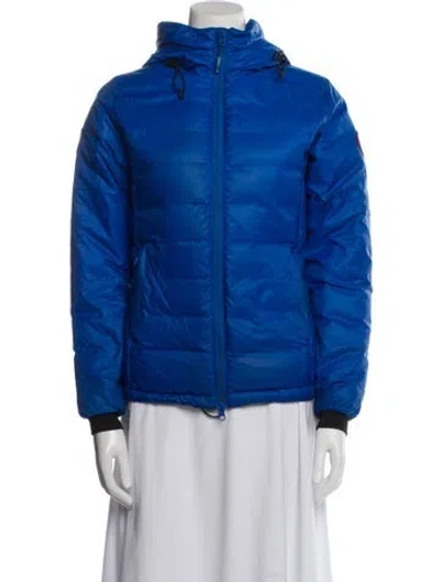 Pre-owned Canada Goose Nylon Down Jacket In Blue