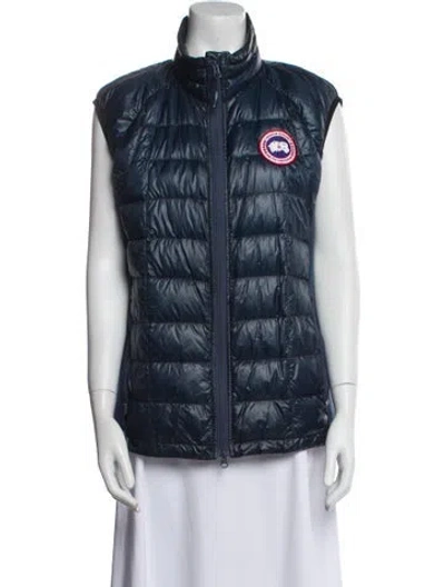 Pre-owned Canada Goose Nylon Down Jacket In Blue