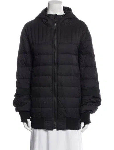 Pre-owned Canada Goose Nylon Down Jacket In Blue