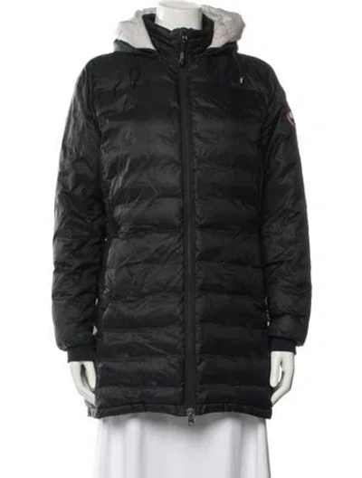 Pre-owned Canada Goose Nylon Down Jacket In Blue