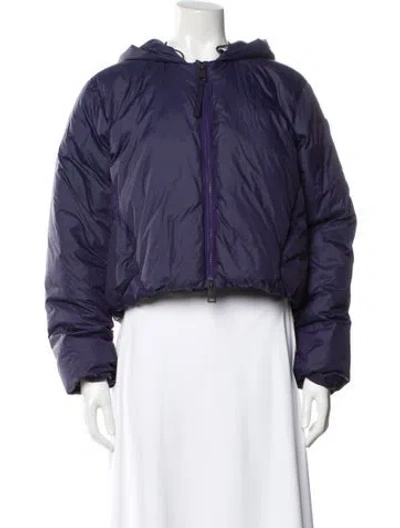 Pre-owned Canada Goose Nylon Down Jacket In Blue