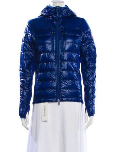 Pre-owned Canada Goose Nylon Down Jacket In Blue